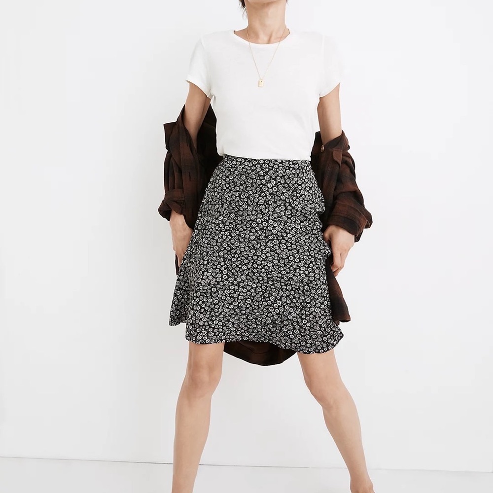 A-line Mini skirt in Parisian Ditsy Madewell M